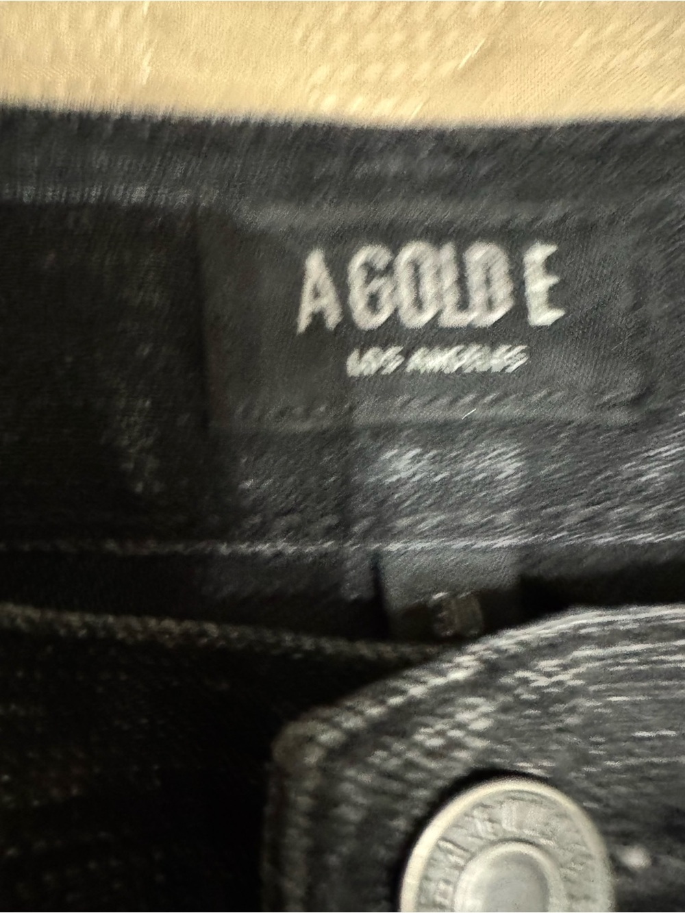 Agolde Women's Skinny Ripped Jeans in Dark Gray Wash Size 30 - Picture 2 of 7